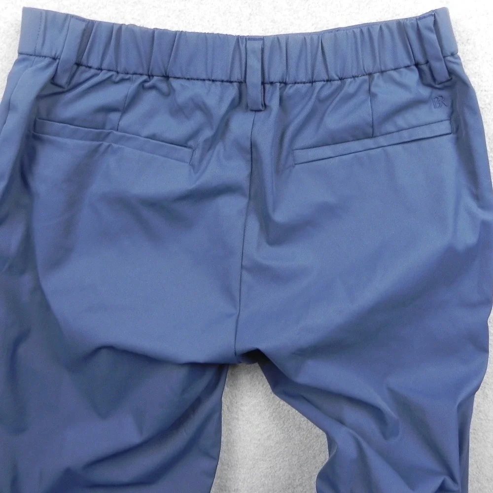 Banana Republic Pants Mens 32x32 Performance Chino Navy Blue Flat Front Trousers